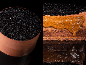OMG : le restaurant Paul Bocuse révèle sa bûche de Noël 2021 avec caviar de citron et praliné du Piémont !