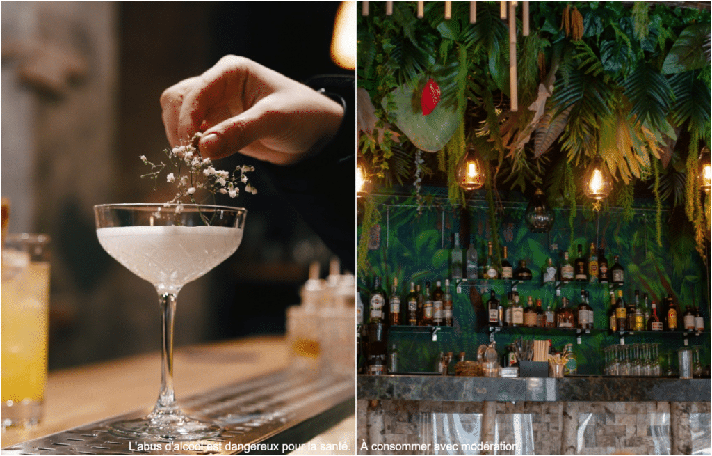 Des cocktails avec shooter offert dans l’incroyable bar tropical Boema à Lyon !