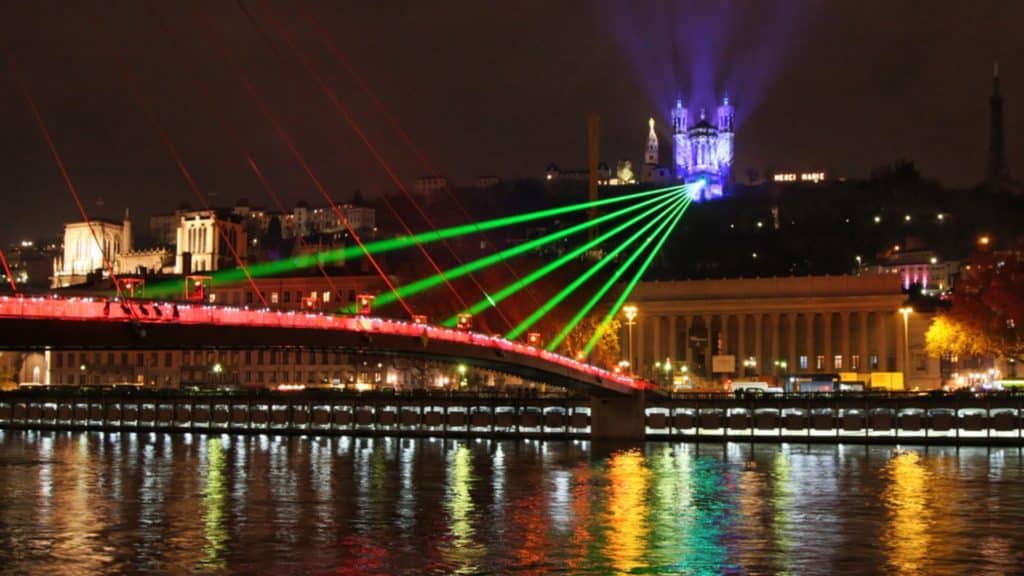 Lyon en décembre fête des Lumières