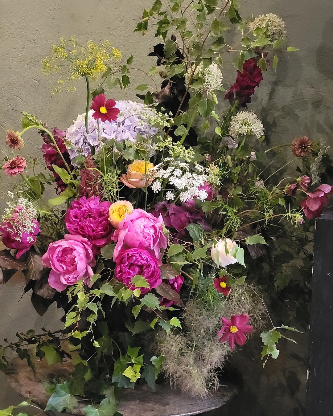 Arrangement floral de Bohème, fleuristes à Lyon
