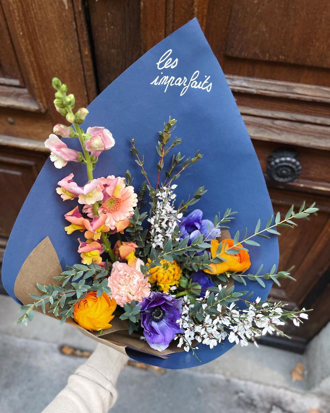 Bouquet de fleurs des fleuristes Les Imparfaits, à Lyon