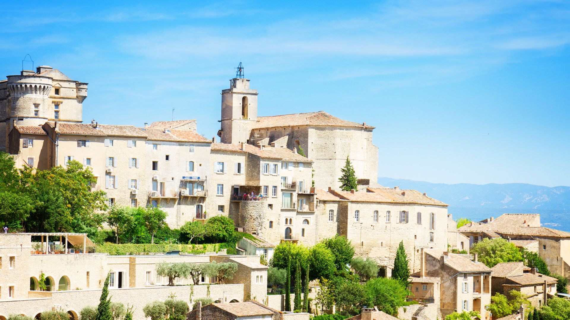 Gordes, le plus beau village du monde, dans la région Provence Alpes Côte-d'Azur